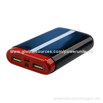 Dual USB Output Port Portable Power Bank for Samsung Mobile, with 9000mAh Capacity